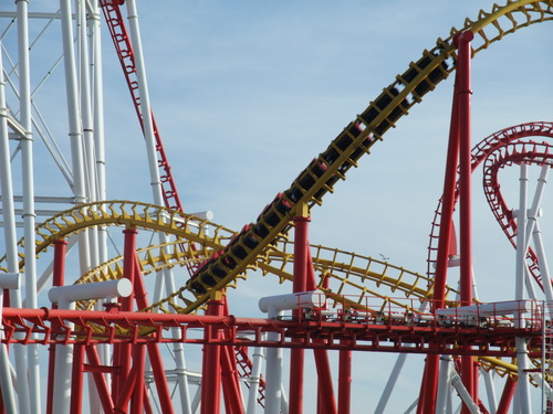 <p>roller coaster</p>