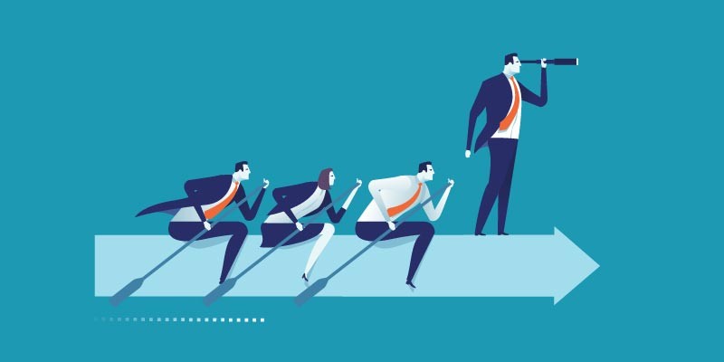 <p>to lead</p>