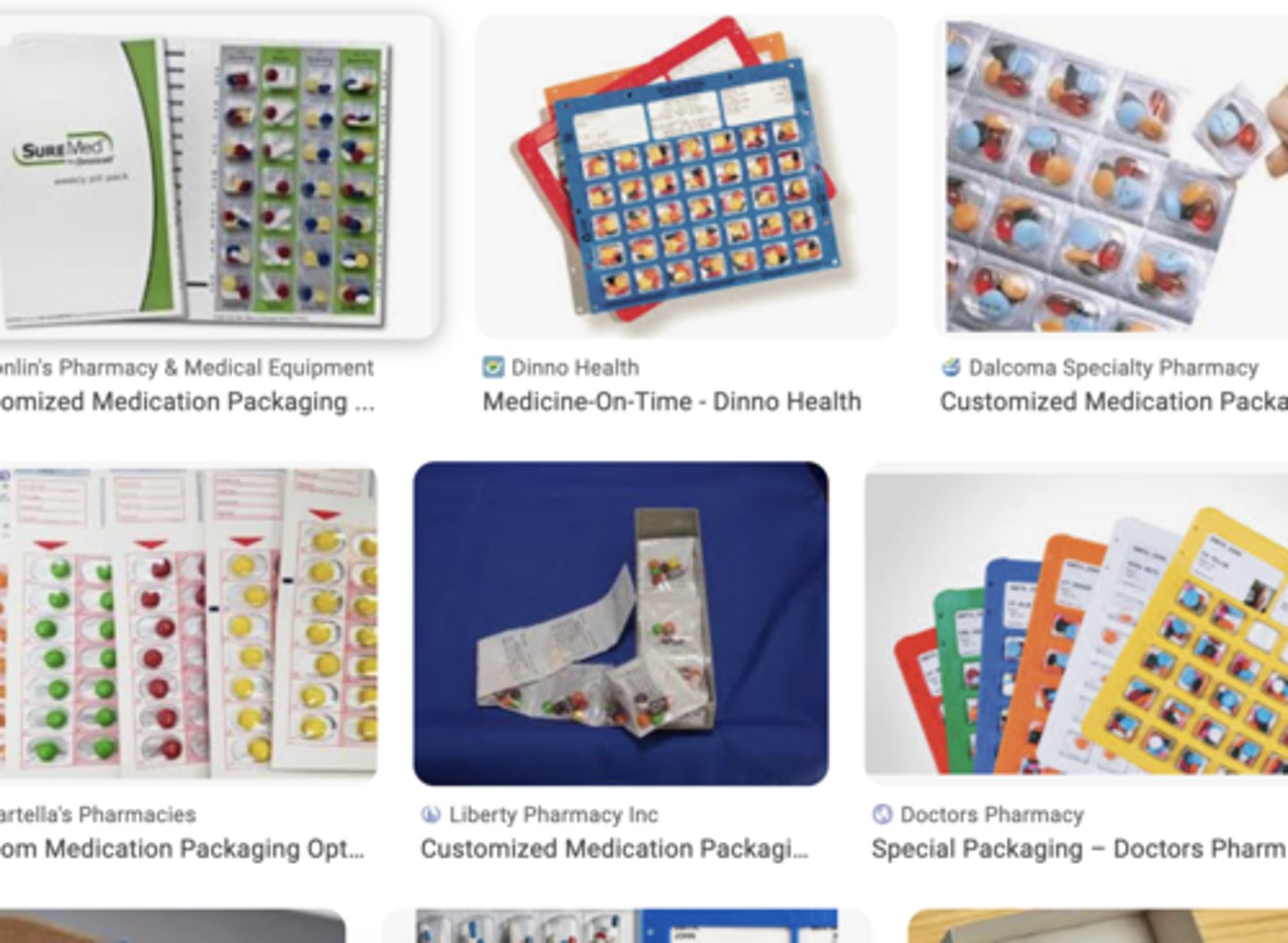 <p>Customized Patient Medication Packages</p><p>EX: med packs, AM/PM blister packs</p>