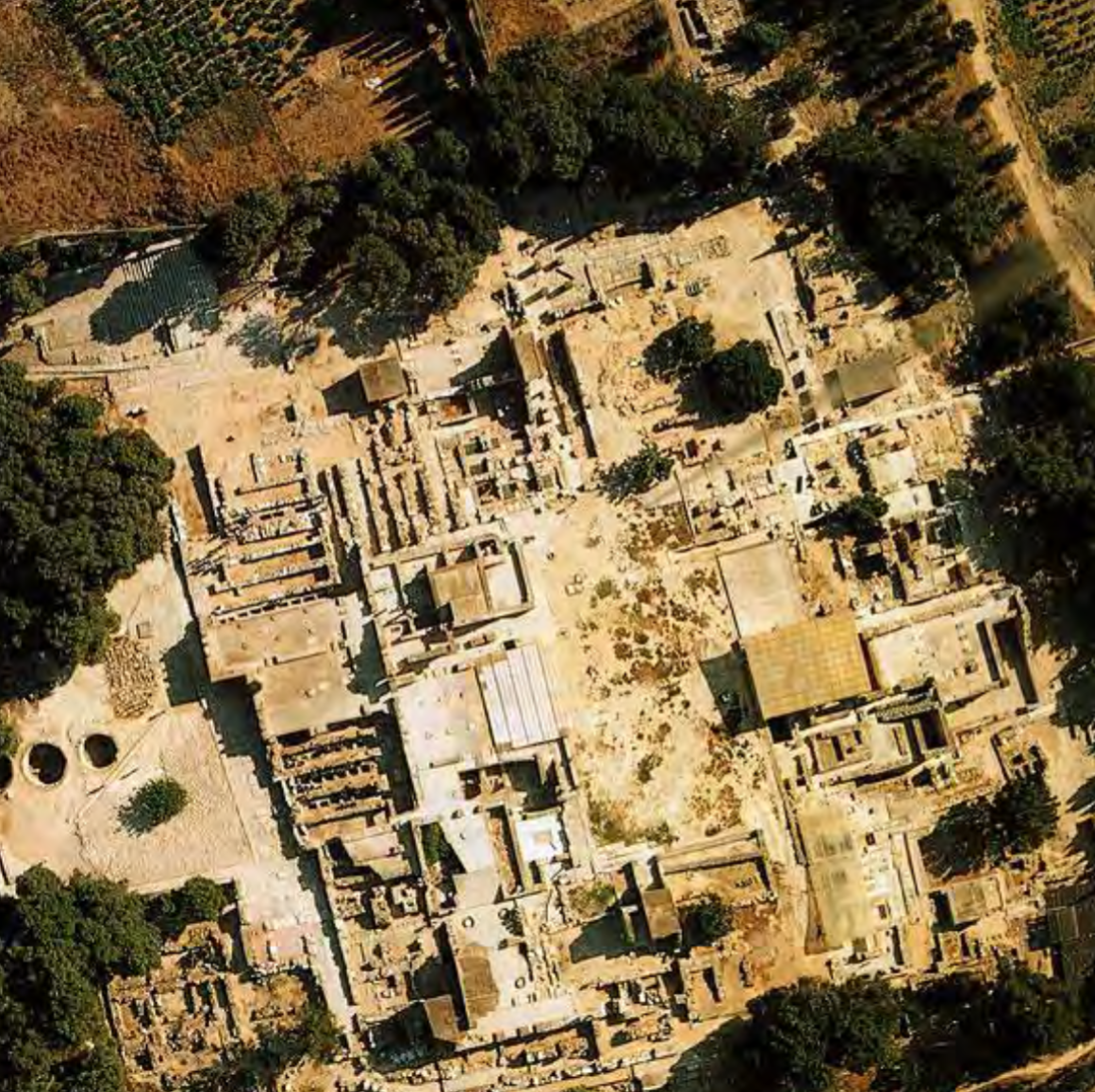 <p><strong>Labyrinth/Palace of Knossos,</strong> Knossos, Crete, Greece, c.</p><p>1450 BCE, <strong>Minoan</strong></p>