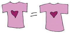 <p>X is the same as Y</p><p>X and Y are the same</p>