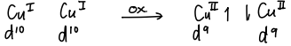 <p>These Cu proteins have active sites like deoxyhaemocyanin.</p><p>These proteins have no EPR spectrum as, after oxidation, Cu(2+) ions are formed with opposite spin states.</p>