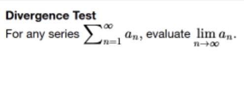 <p>When the limit goes to 0</p>
