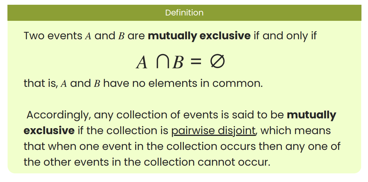 <p>𝐴 and 𝐵 have no elements in common</p>