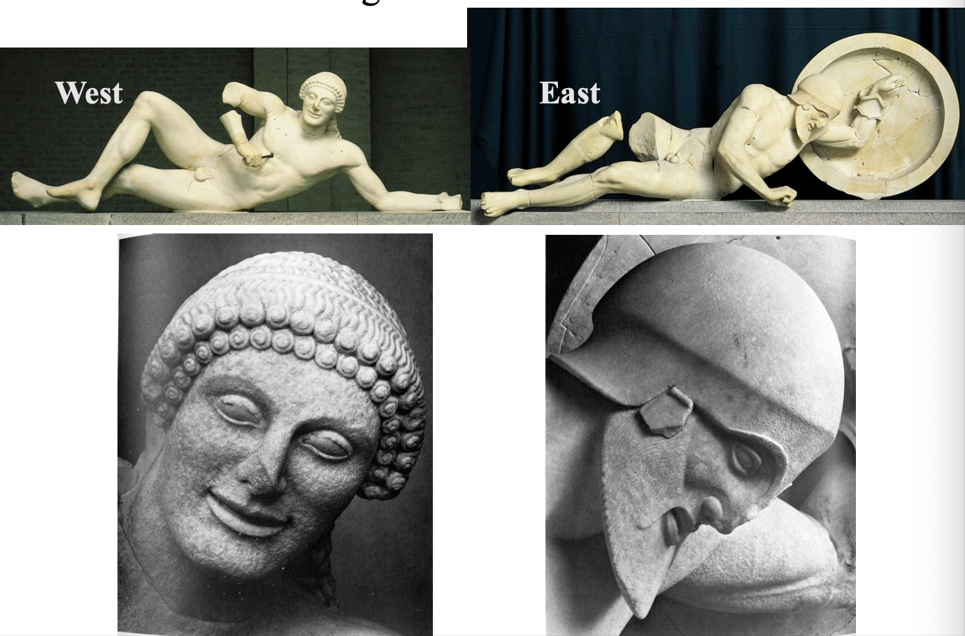 <p><span>Pediments from Temple of Aphaia</span></p>