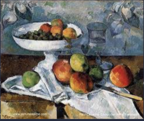 <p>"equivalence"</p><p>"the folded napkins looked like snowy mountains"</p><p>* napkin=mountains</p><p>multiple view points</p><p>- parallel view point</p><p>- high view point</p><p>"duration of time"</p><p>homogenous brushstroke:</p><p>square</p><p>still-life:</p><p>"the folded napkins looked like snowy mountains"</p><p>mountains->landscape</p><p>napkins->still-life</p>