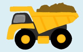 <p><span><em>dump truck</em></span></p>