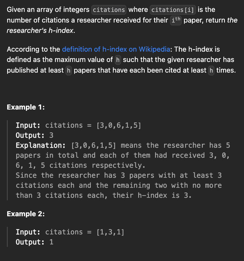 <p><strong>H-Index</strong></p>