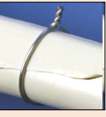 <p>-stainless steel</p><p>-little bending strength</p><p>-tensile strength related to diameter of wire</p>