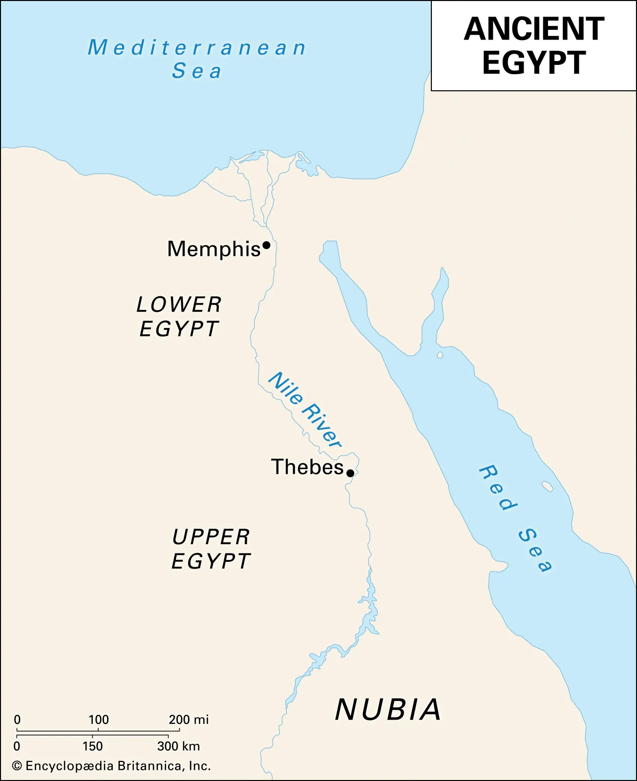 <p>upper egypt is in the south (where the river nile came from)</p><p>lower egypt is in the north (where nile went into the sea)</p>