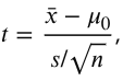 <p>tells you whether the sample came from the population we are trying to test. Null is that there is no significant difference between the two, and the sample came from the pop. </p>