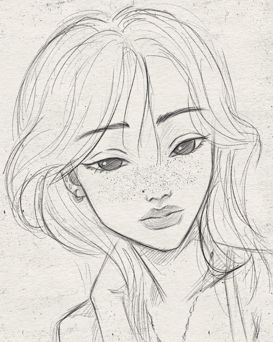 <p>A picture or diagram made with a pencil, pen, or crayon rather than paint.</p>