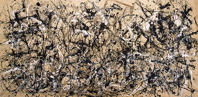 <p>Jackson Pollock, Autumn Rhythm, 1950</p>