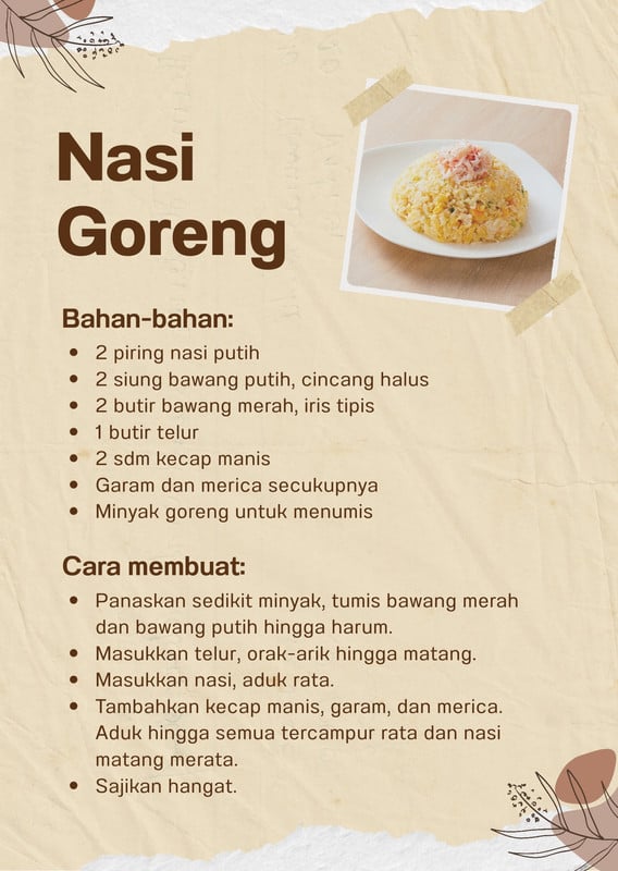 <p>Recipe</p>