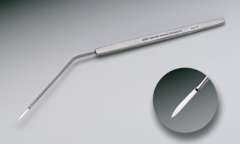 <p>Instrument used to incise the tympanic membrane</p>
