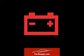 <p>A warning light that indicates a problem with the vehicle's battery or charging system</p>