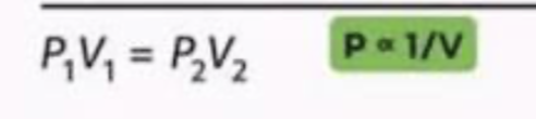 <p>Volume + pressure relationship: </p><p></p>