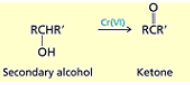 <p>2nd degree alcohol → a ketone. </p>