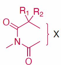 <p>X = carbon </p>