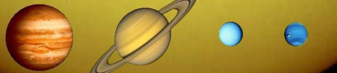 <ul><li><p>Jupiter, Saturn, Uranus, Neptune</p></li></ul><p></p>