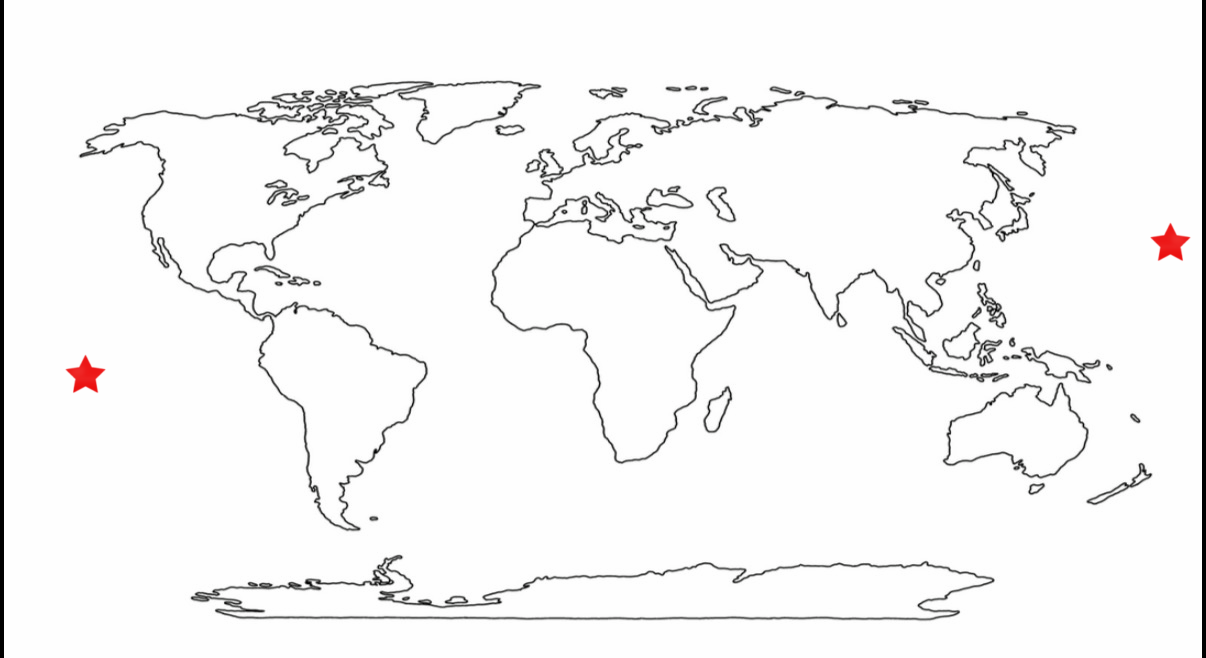 <p>Tip to remember: Think U.S. WEST coast. It’s California’s Ocean!</p>
