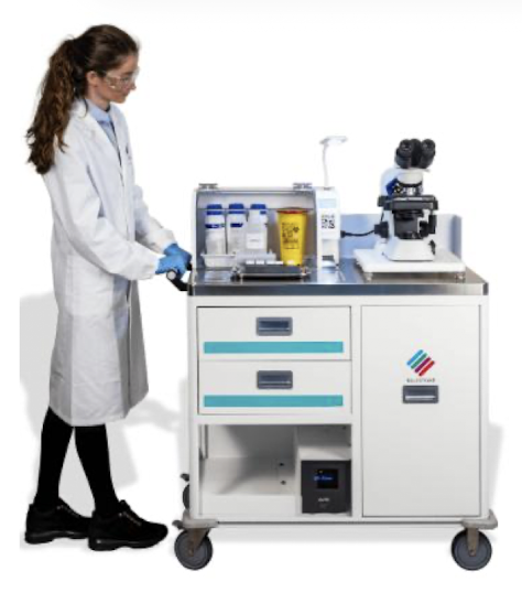 <ul><li><p>some US departments work with <span style="color: yellow;">cytopathologist</span> during biopsy</p></li><li><p>on the spot evaluation/confirmation of diagnosable specimen</p></li></ul><ul><li><p>during the procedure:</p><ul><li><p>usually 1-3 passes are performed</p></li><li><p>specimen is transferred onto sterile slides, then the slides are quickly stained in the US room</p></li><li><p>slide evaluation takes 3-5 minutes per pass or group of passes</p></li></ul></li></ul><ul><li><p>benefits:</p><ul><li><p>provide immediate confirmation that a specimen is diagnostic</p></li><li><p>increase the % of successful biopsies</p></li><li><p>helps minimize unnecessary passes</p></li><li><p>reduce overall procedure time</p></li></ul></li></ul><p></p>