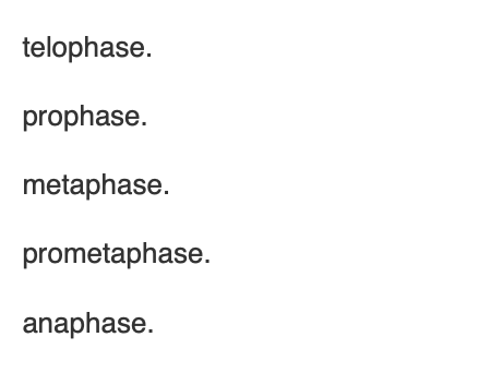 <p><span>Chromosome condensation indicates a cell has entered</span></p>