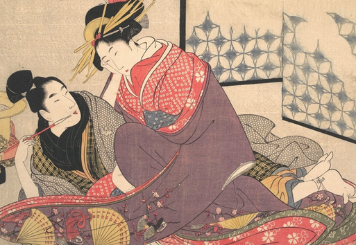 <p>Scenes in Yoshiwara</p>