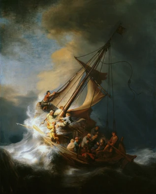 <p>Storm on the Sea of Galilee - 1633 </p>