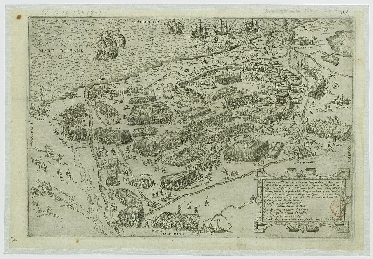 <p>1558 - Battle of Gravelines (All Facts) </p>