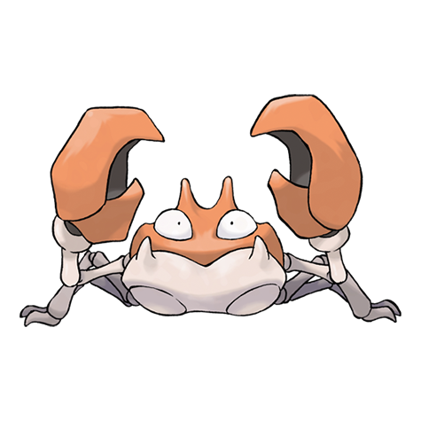 <p>What type is Krabby?</p>