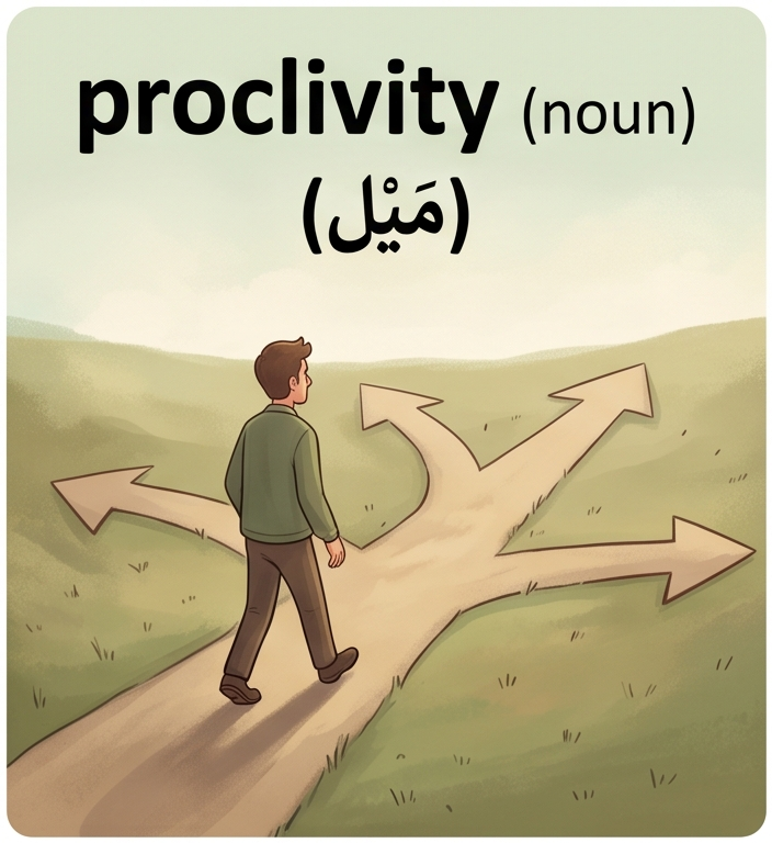 <p>a tendency to choose or do something regularly; an inclination or predisposition towards a particular thing.</p>