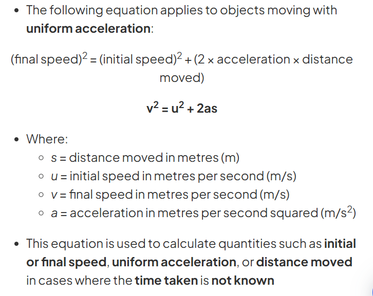<p>Constant acceleration</p>