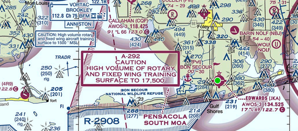 <p>What airspace is this (marked A-292)? What are the regulations around entering it?</p>