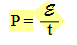 <p>In the formula for power what is t?</p>