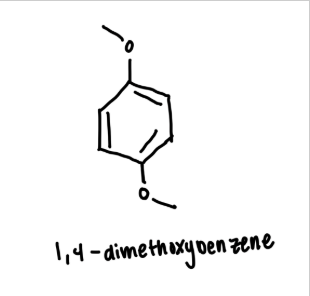 <p>1,4-dimethoxybenzene </p><p></p>