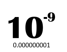 <p>answer</p><p>1E-9</p>