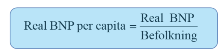 <p>Ett mått på materiell levnadsstandard</p>