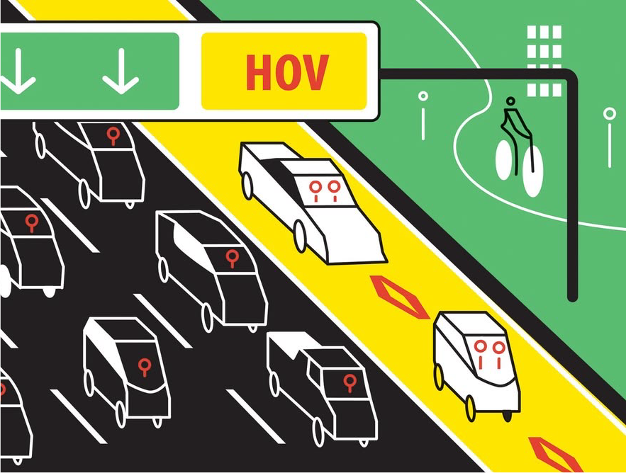 <p><span><span>Drivers use the </span><strong><span>express lane</span></strong><span> to save time."</span></span></p>