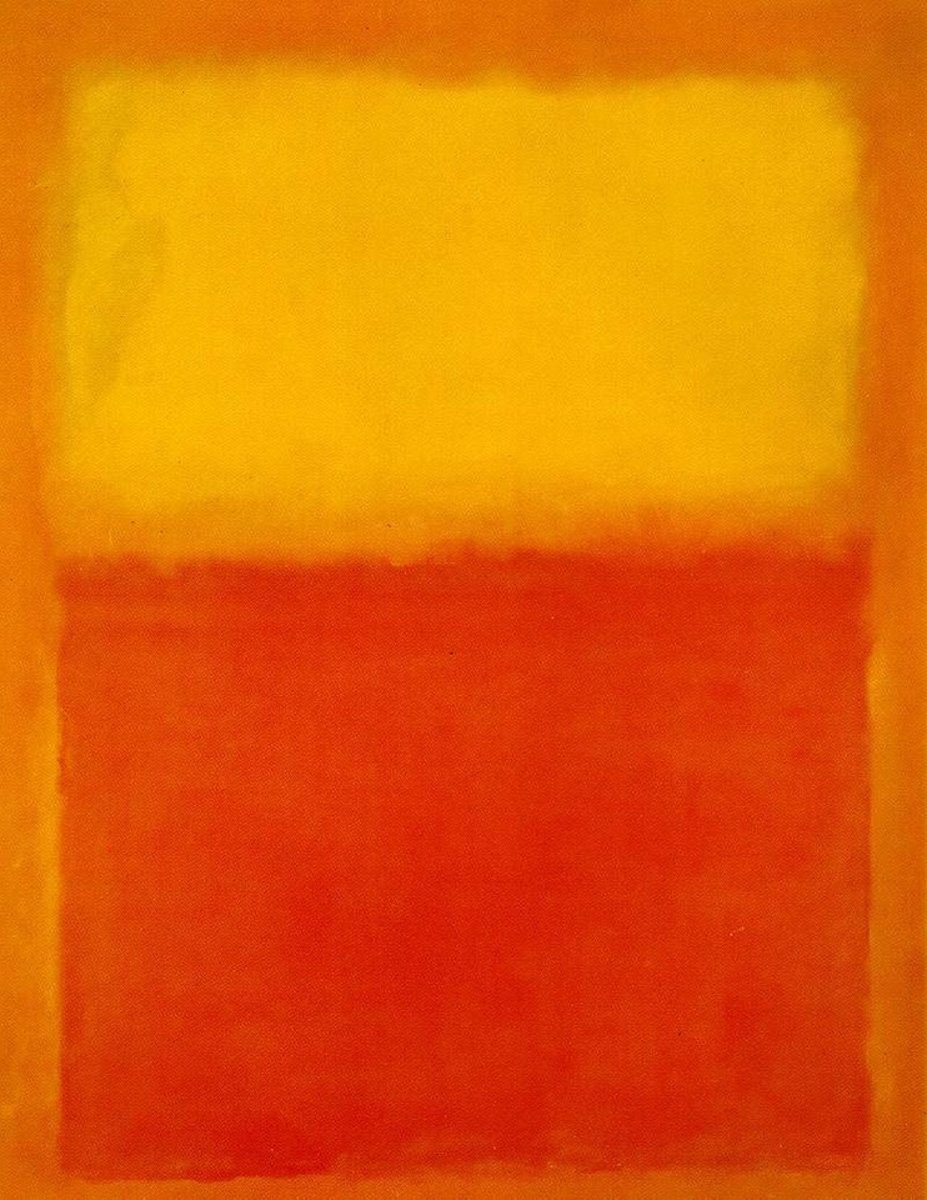 <p>- Russian-born American Abstract Expressionist</p><p>- Color Field painting: broad areas of color, simple geometric forms</p>