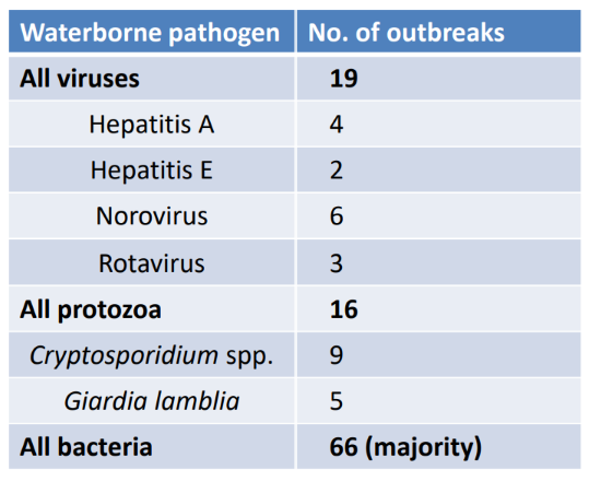 <p>List all <strong>Helminth </strong>Waterborne Pathogens</p>