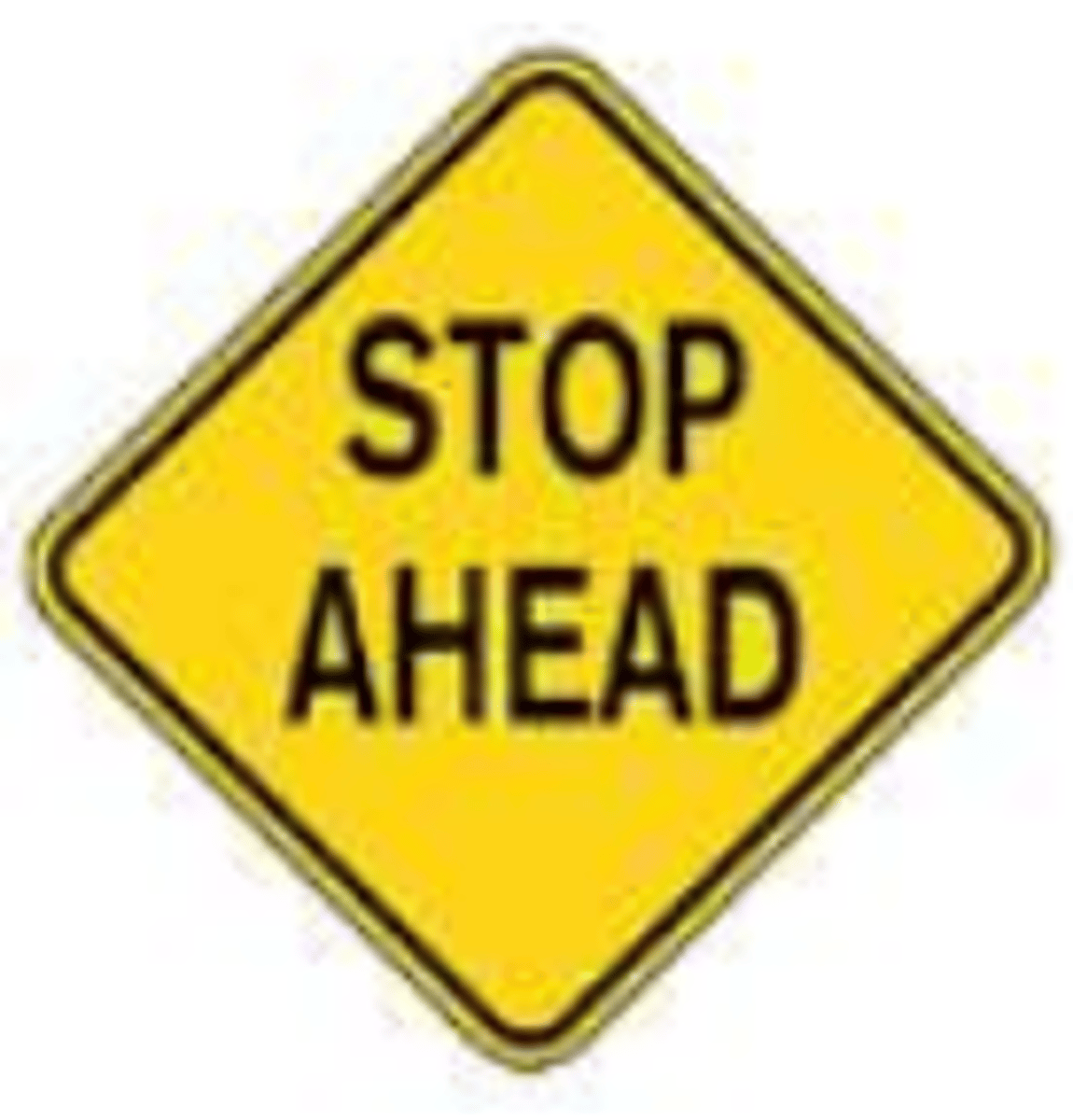 <p>Requires complete stop before proceeding.</p>