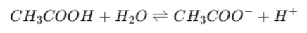 <ul><li><p><span style="background-color: transparent;"><span>CH₃COOH = weak acid</span></span></p><ul><li><p><span style="background-color: transparent;"><span>Only partially ionises.</span></span></p></li></ul></li><li><p><span style="background-color: transparent;"><span>CH₃COO⁻ = conjugate base</span></span></p><ul><li><p><span style="background-color: transparent;"><span>Stronger basic strength than Cl⁻</span></span></p></li><li><p><span style="background-color: transparent;"><span>Due to its stronger basic strength it has more attraction for H⁺ thus greater tendency to to accept H⁺</span></span></p></li><li><p><span style="background-color: transparent;"><span>Reaction is then reversible </span></span></p></li><li><p><span style="background-color: transparent;"><span>The reaction is reversible and reaches equilibrium rather than going fully forward.</span></span></p></li></ul></li></ul><p></p>