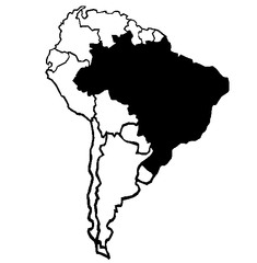 <p>South America; Latin America</p>