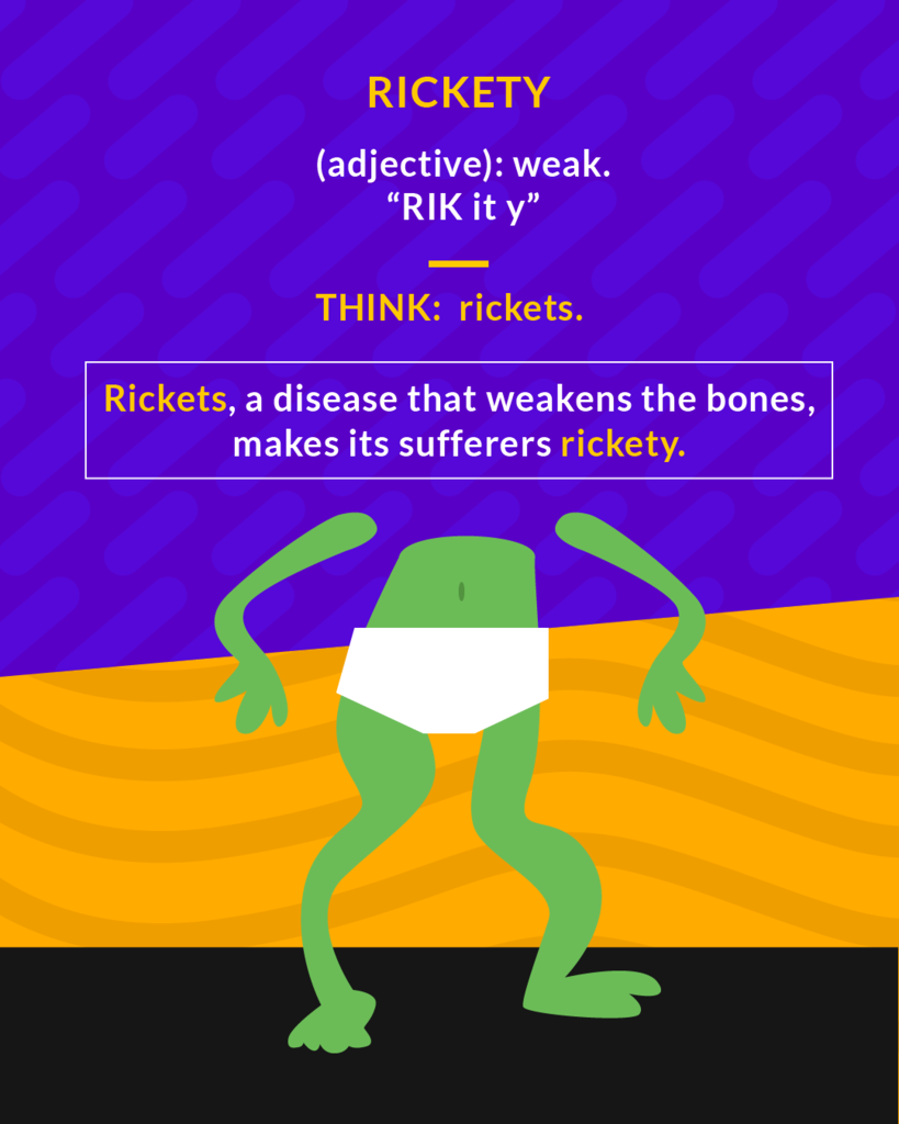 <p>poorly made and likely to collapse</p><p>(adj.) weak</p>