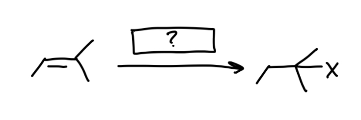 <p>What reagent(s) is/are needed to complete this reaction?</p>