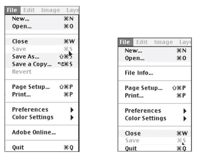 <p>Which of the following menus is safe and which is</p><p>unsafe?</p>