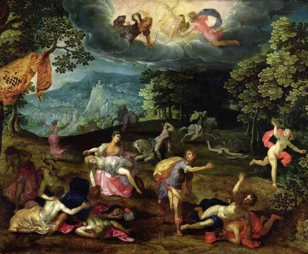 <p><span>Niobé était une reine très fière qui avait quatorze enfants sept fils et sept Un jour, elle se moqua de Léto en disant qu’elle était supérieure à elle, car Léto n’avait que deux enfants : Artémis et Apollon. Léto entra dans une colère noir et ordonna à Artemis et apollon de tuer les sept garçons de niobé mais après cela niobé ne compris pas la leçon et se moquant à nouveau de Léto on disant qu’elle était toujours supérieur à elle étant donné qu’il lui restait sept filles et son mari Artemis et Apollon sont donc revenus pour tuer son mari et ses sept filles niobé supplias Léto de garder sa dernière En vie Finalement, elle fut transformée en rocher. Même sous cette forme, elle continuait à verser des larmes, qui coulaient comme une source sur la pierre.</span></p>