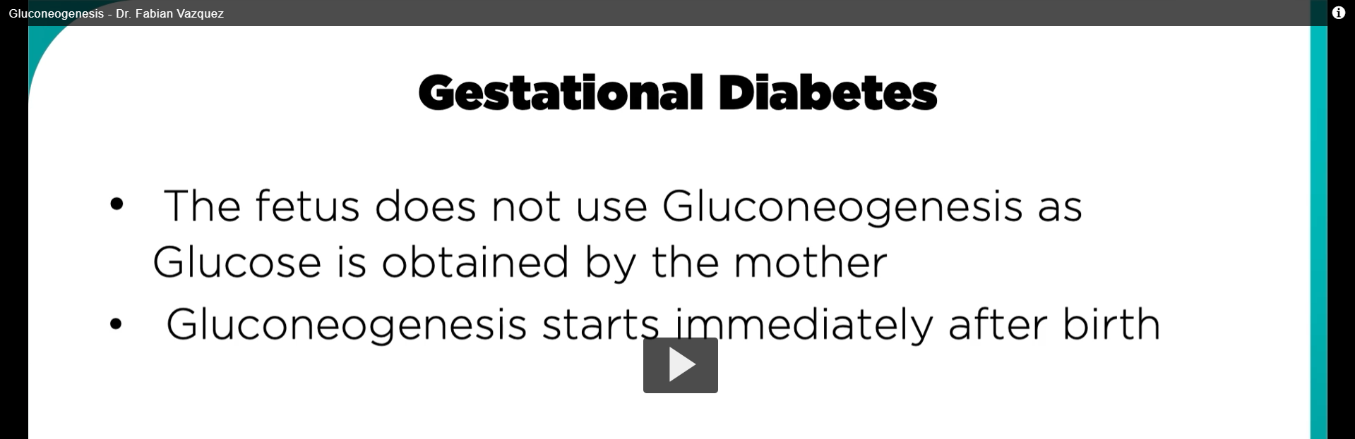 <p>in short, the fetus does not use gluconeogenesis, as glucose is obtained from the mother.</p><p>gluconeogenesis starts immediately after birth. </p>
