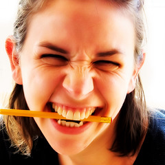 <p>bite bit bitten</p>